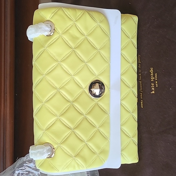 Kate Spade Lemon Quilted Shoulder Bag - Picture 3 of 8